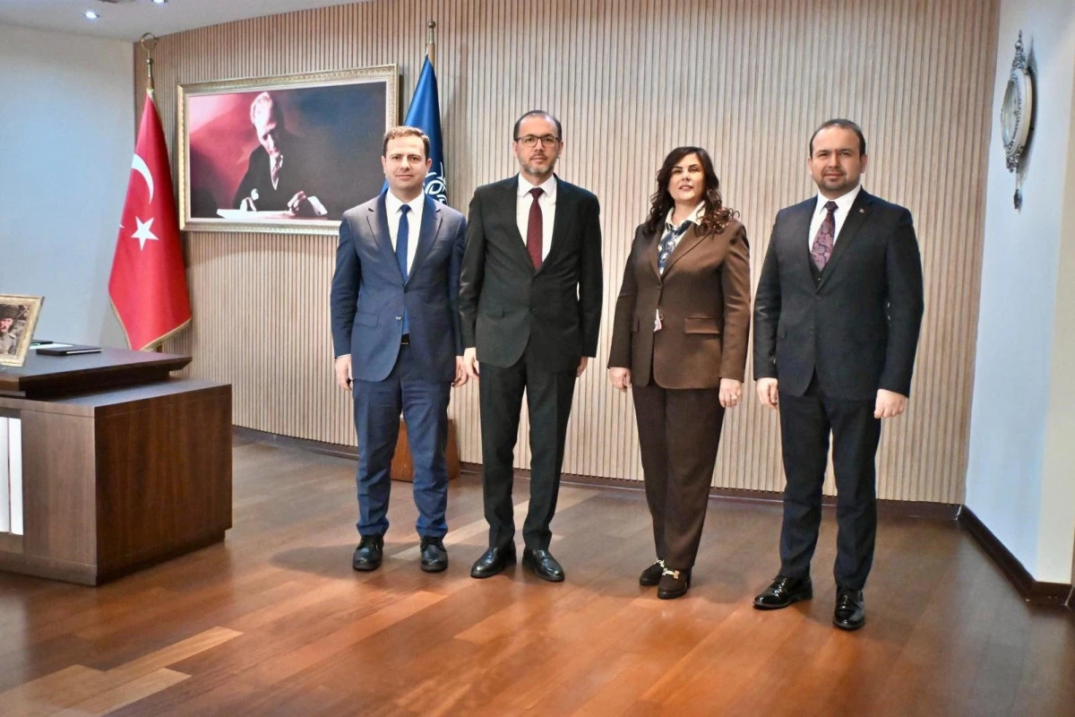 Başkan &Ccedil;er&ccedil;ioğlu Bakan Yardımcısı Okumuş'u ağırladı
